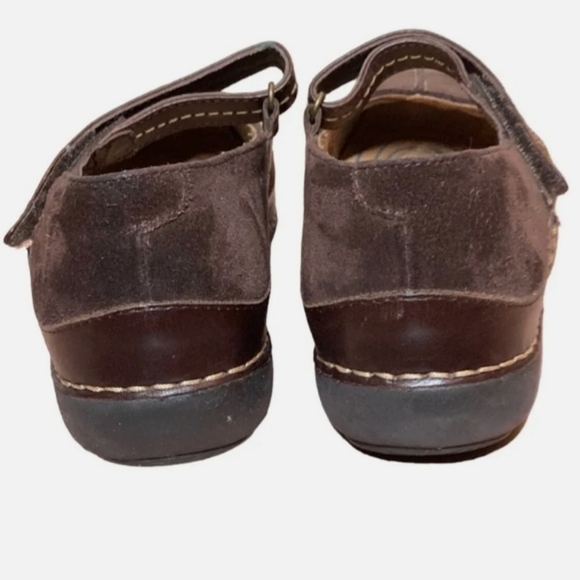 Womens Rockport Suede & Leather Mary Jane Shoes Size 8.5 Brown, so cute! - Picture 2 of 4